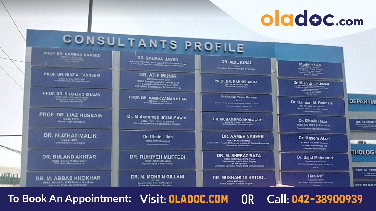 Doctors at Omar Hospital and Cardiac Centre Lahore